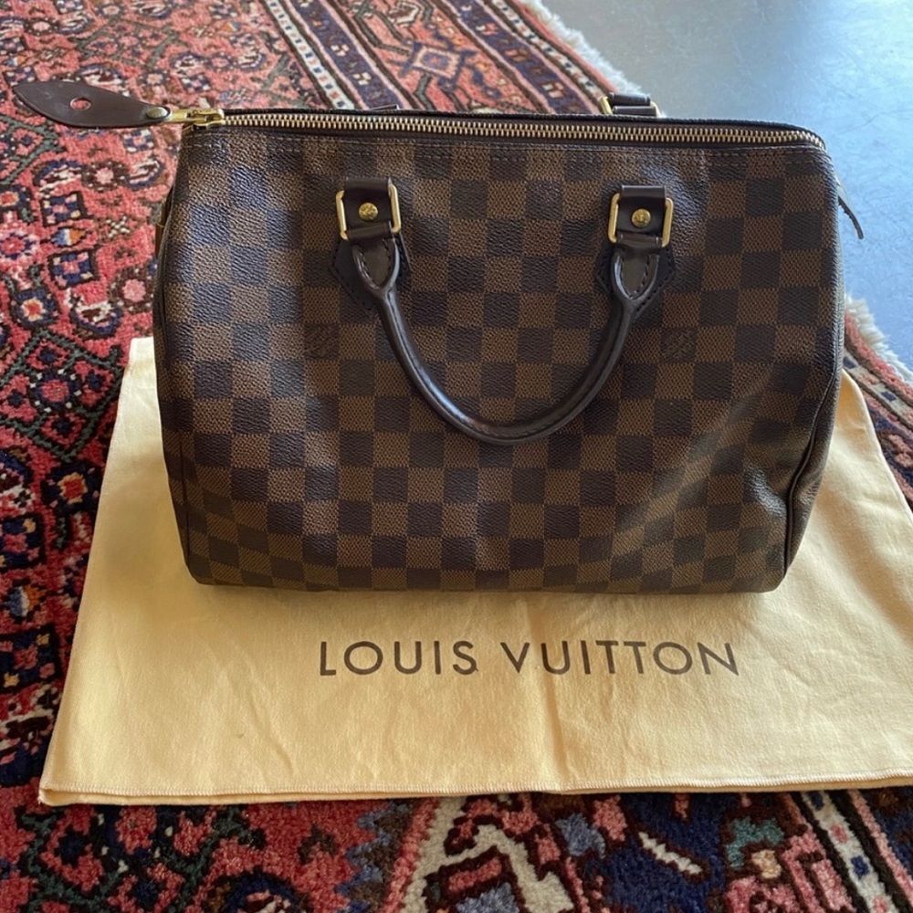 Louis Vuitton  Speedy 30 Damien Ebene (Checkered)